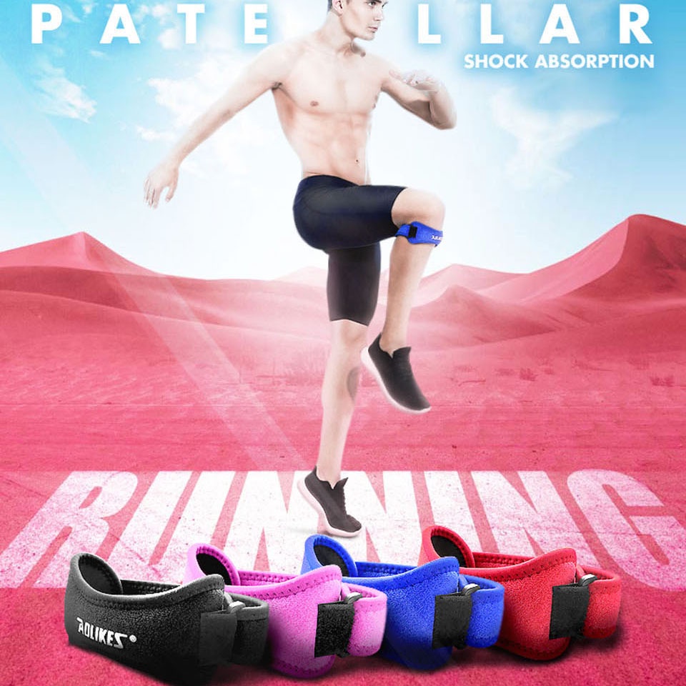 AOLIKES Đệm Bảo Vệ Đầu Gối Bằng EVA Có Thể Điều Chỉnh Hỗ Trợ Chơi Bóng Chuyền / Bóng Chày /