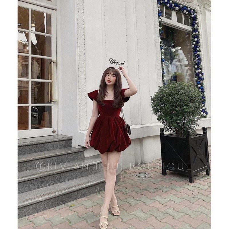 Váy nhung mới về siêu hot luôn