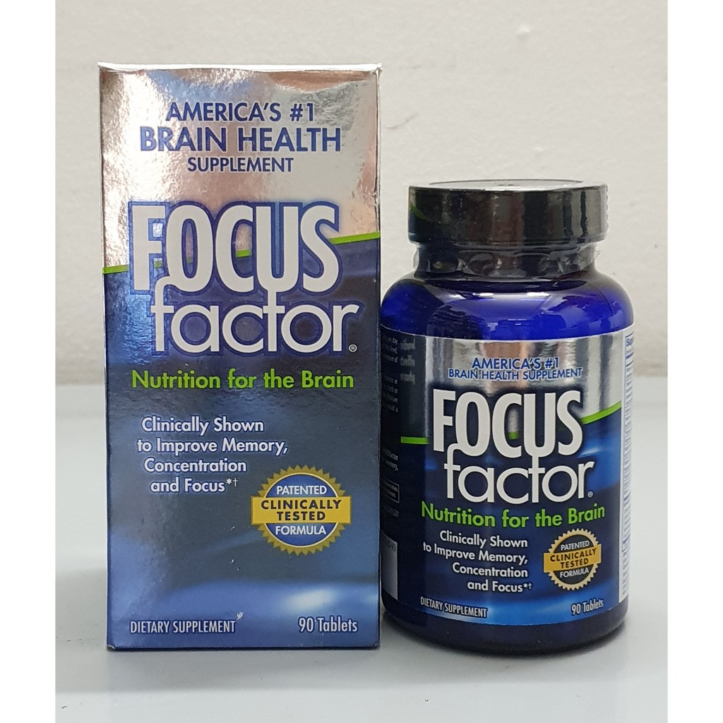 Thức uống tốt cho não Focus Factor 180 viên, 90 viên, 60 viên từ mỹ