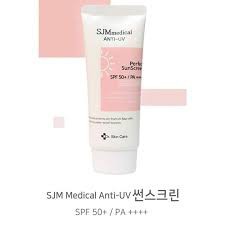 Kem chống nắng SJM Medical Anti UV 50SPF Cho da dầu mụn nhạy cảm khô hỗn hợp hóa học vật lý nâng tone Queen Beauty | BigBuy360 - bigbuy360.vn
