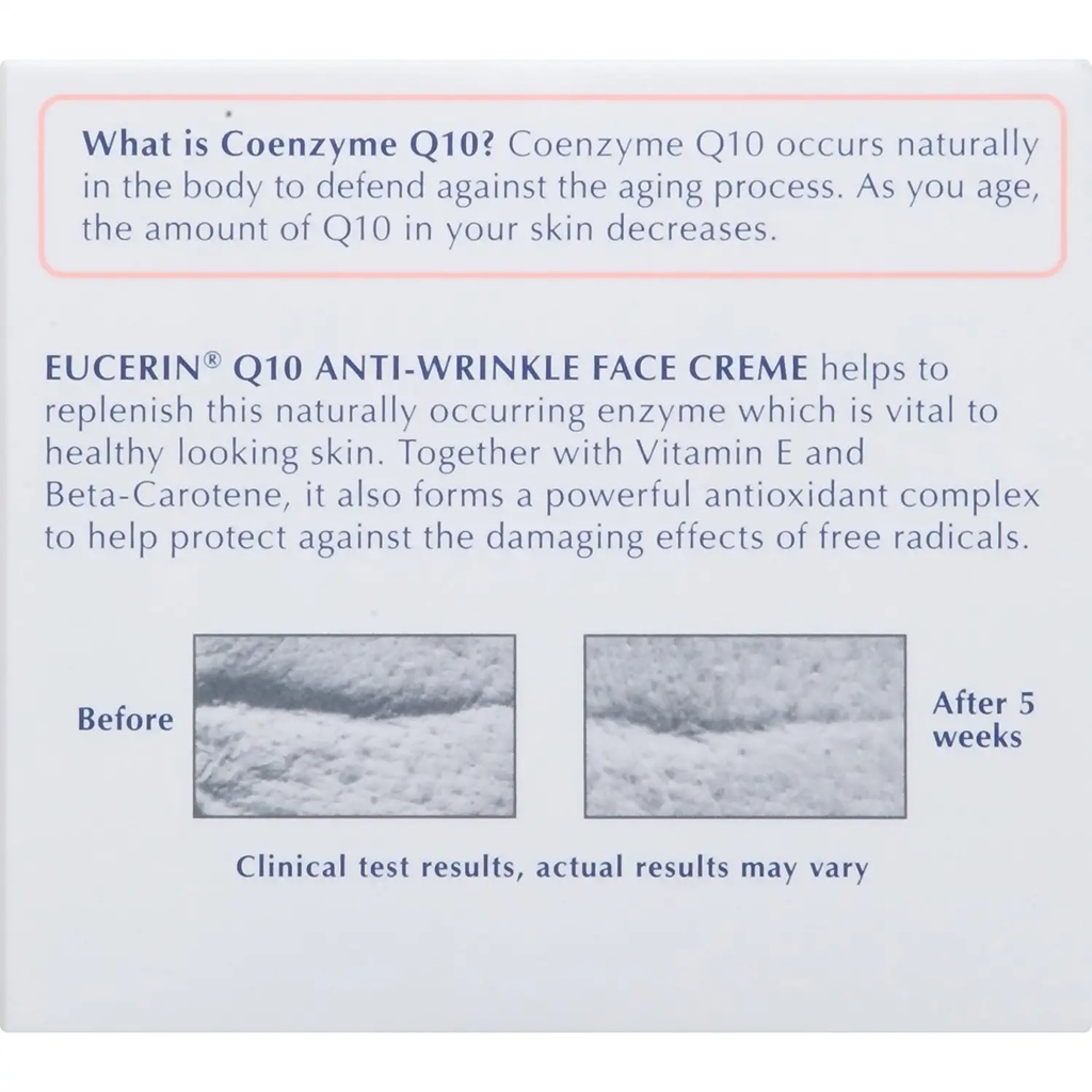 Kem chống lão hóa Eucerin Q10 Anti-Wrinkle Face Crème