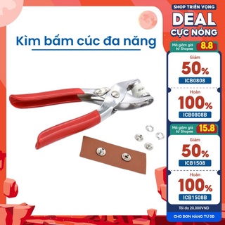 . Bộ Kìm Bấm Cúc Áo Quần, Vành Áo Kim Loại Kìm Bấm Khuy