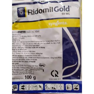 Thuốc bảo vệ thực vật syngenta ridomil gold 68wg