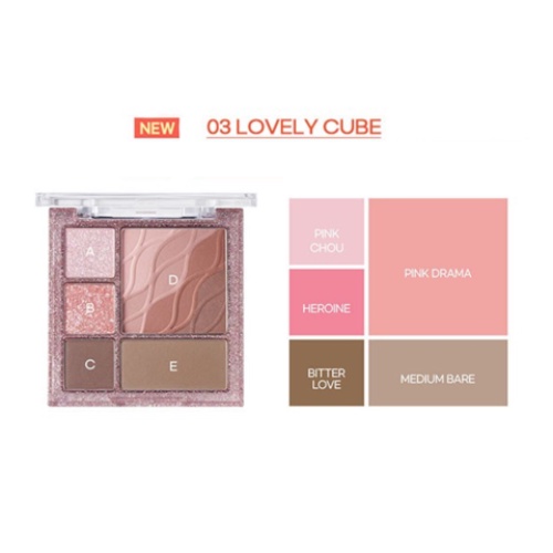 Bảng Phấn Mắt 5 Màu Colorgram Multi Cube Pallete