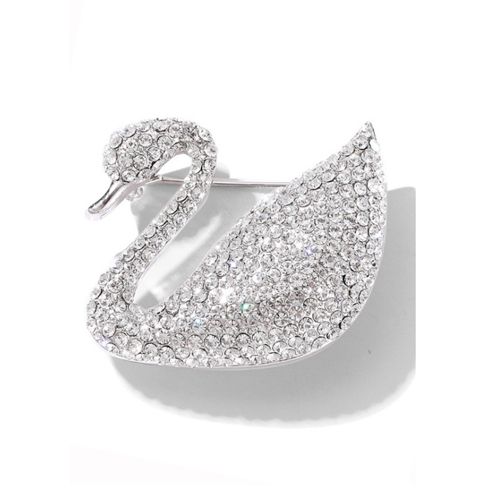 Cài áo thời trang thiên nga đính đá cao cấp GC41