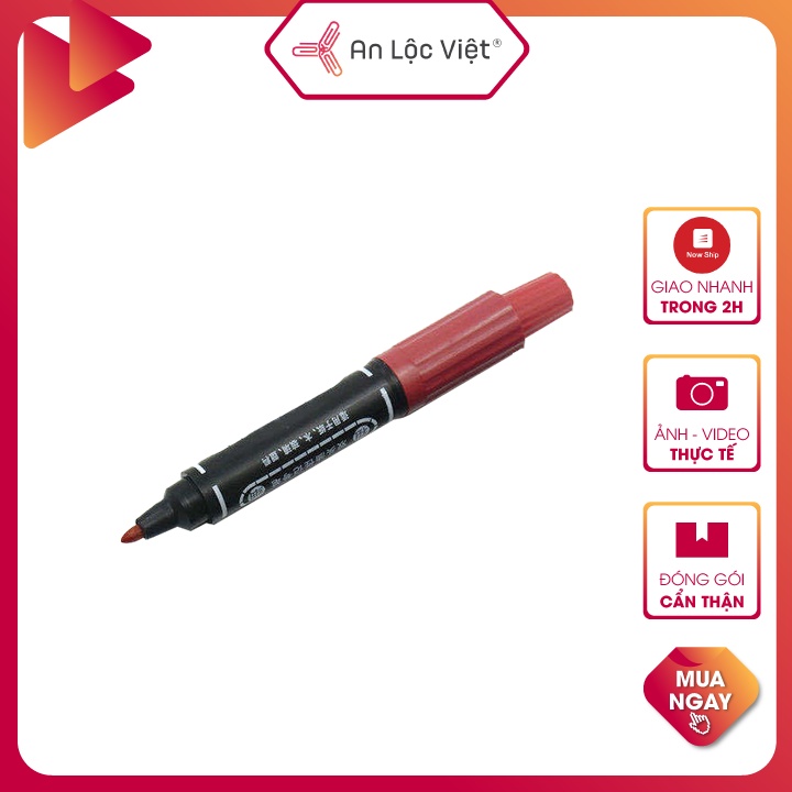 Bút Lông Dầu Đa Dạng Màu Sắc HJ-150-BK 2 Đầu Lớn