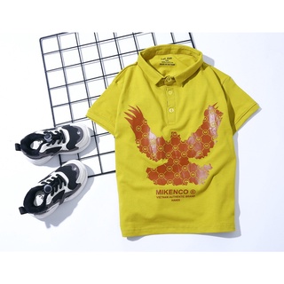 Áo thun bé trai cotton cổ trụ bé trai size đại - Shop Thời trang bé yêu