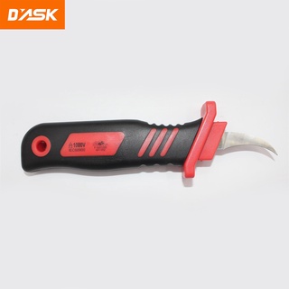 Dao cắt dây thít cách điện vde 1000v dask lưỡi liềm