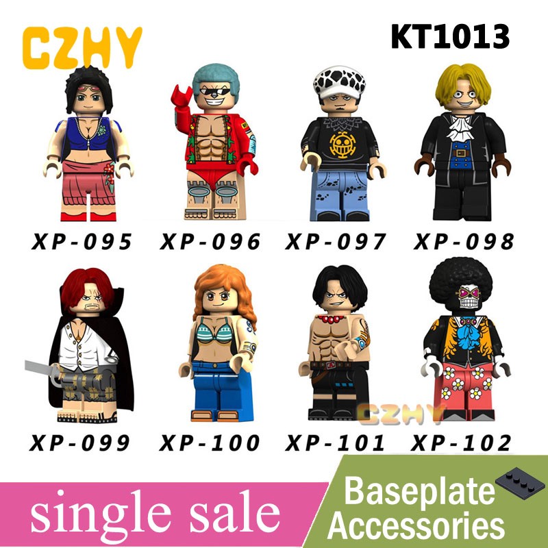 Mô Hình Đồ Chơi Lắp Ráp Lego Nico Robin Frank Trafalgar Law Saab Kt1013