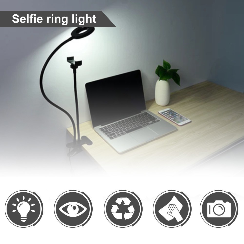 LED Selfie Ring Light TikTok Video Live Makeup Lamp Photo Studio Light