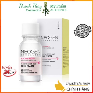 Chấm mụn 2 lớp xẹp mụn sau 4h neogen dermalogy a-clear aid soothing pink eraser - 15ml