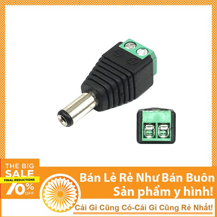 Jack Nối Nguồn 5.5x2.1mm - Loại Đực