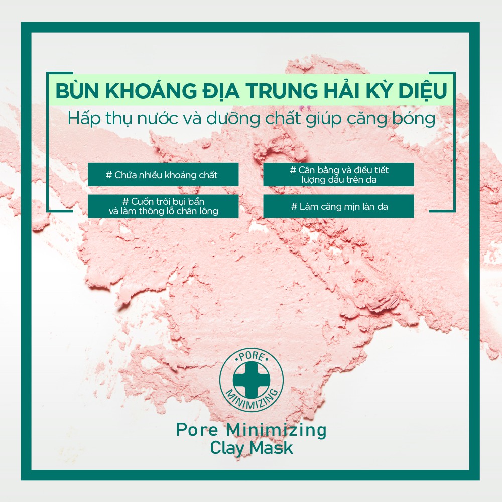 [CHÍNH HÃNG] MẶT NẠ BÙN KHOÁNG MIRAE PORE MINIMIZING CLAY MASK