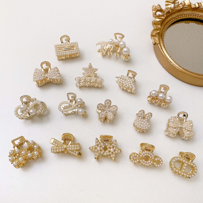 Kẹp Tóc Kim Loại Mini Hình Vương Miện Thời Trang Hàn Quốc