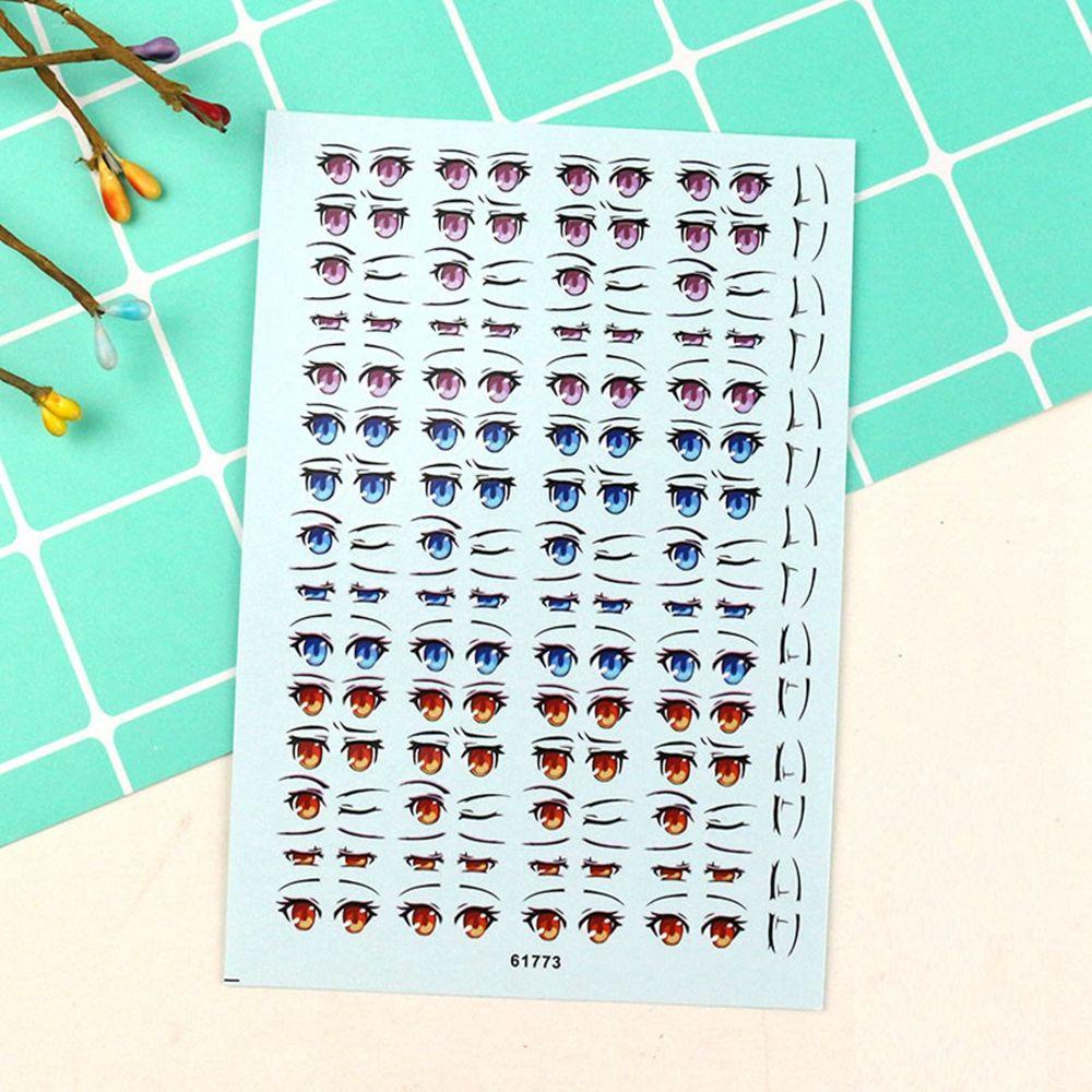 1 Tấm Sticker Dán Cho Búp Bê Dễ Thương Bắt Mắt