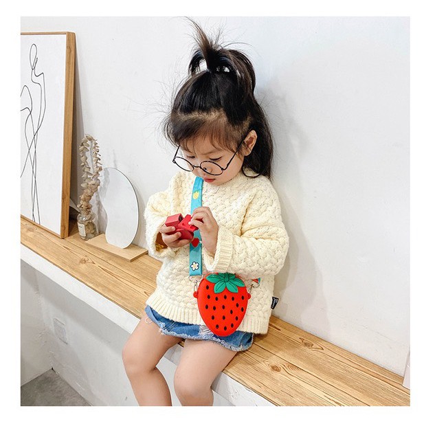 Túi đeo chéo HOẠT HÌNH dễ thương phong cách Hàn Quốc cho bé gái TX01