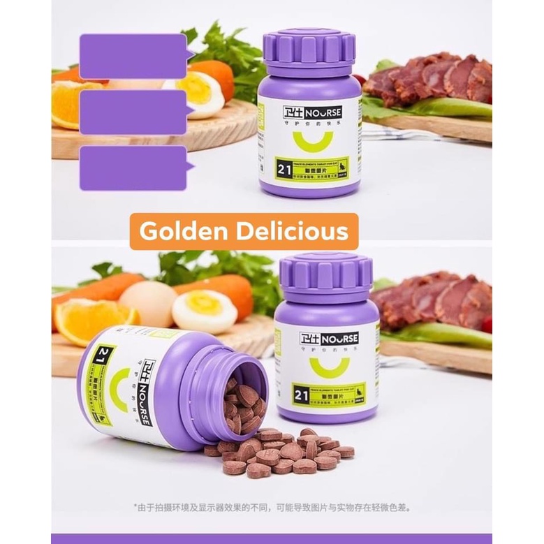 Nourse 21 - Vitamin Mèo Bầu Của Nourse - Bổ Sung Vi Lượng Canxi - Khoáng - Bổ Sung Sắt - Tốt Cho Mèo Mọi Lứa Tuổi