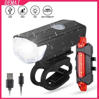 Đèn LED chiếu hậu cảnh báo bảo vệ an toàn chống thấm nước dành cho xe đạp