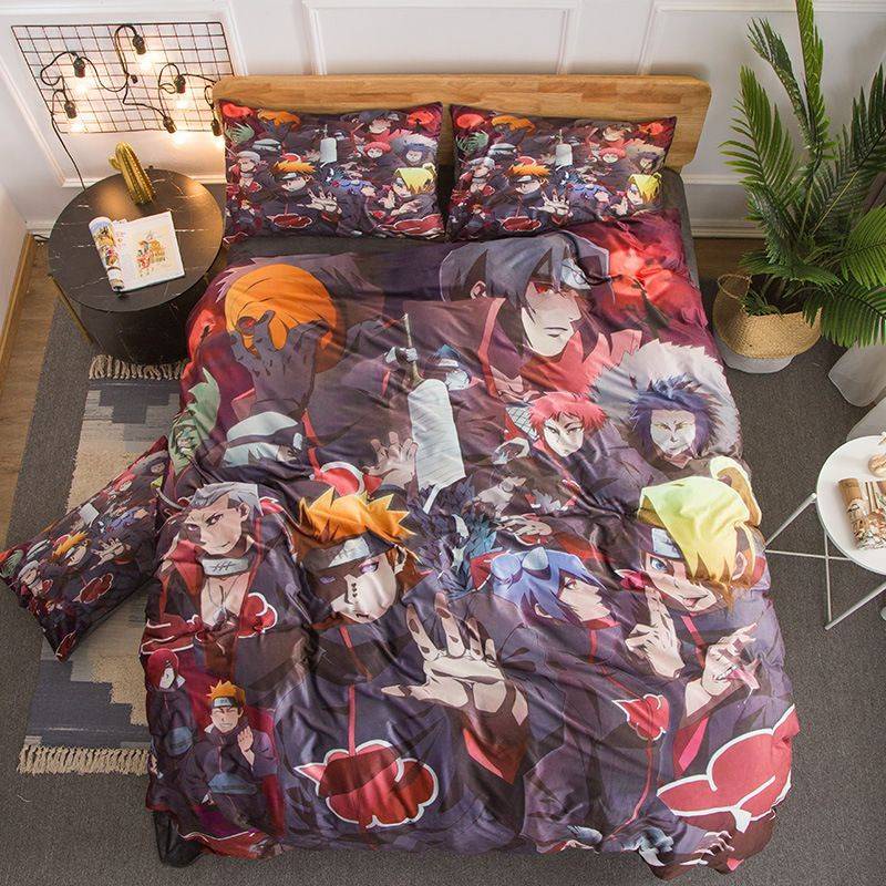 Bộ Chăn Ga Và Vỏ Gối 3 Trong 1 In Hình Nhân Vật Anime One Piece