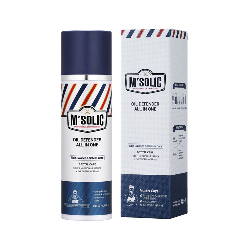 Kem Dưỡng Da Nhờn Dành Cho Nam 5 Trong 1 Hàn Quốc (130ml)