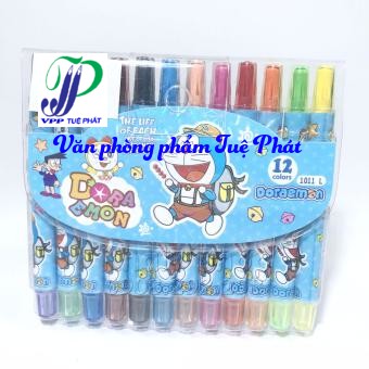 Bút chì sáp vặn 12 màu