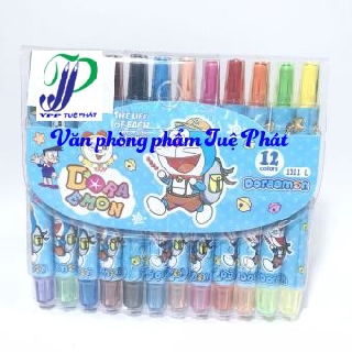 Bút chì sáp vặn 12 màu
