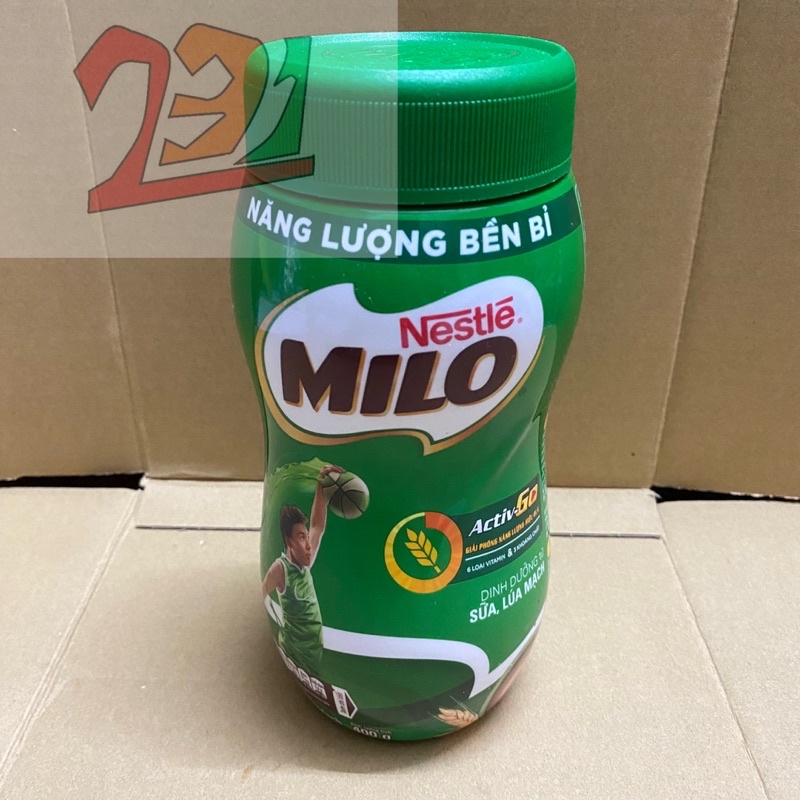 [400g] Hộp Lọ Bột Cacao Milo Nestle 3in1