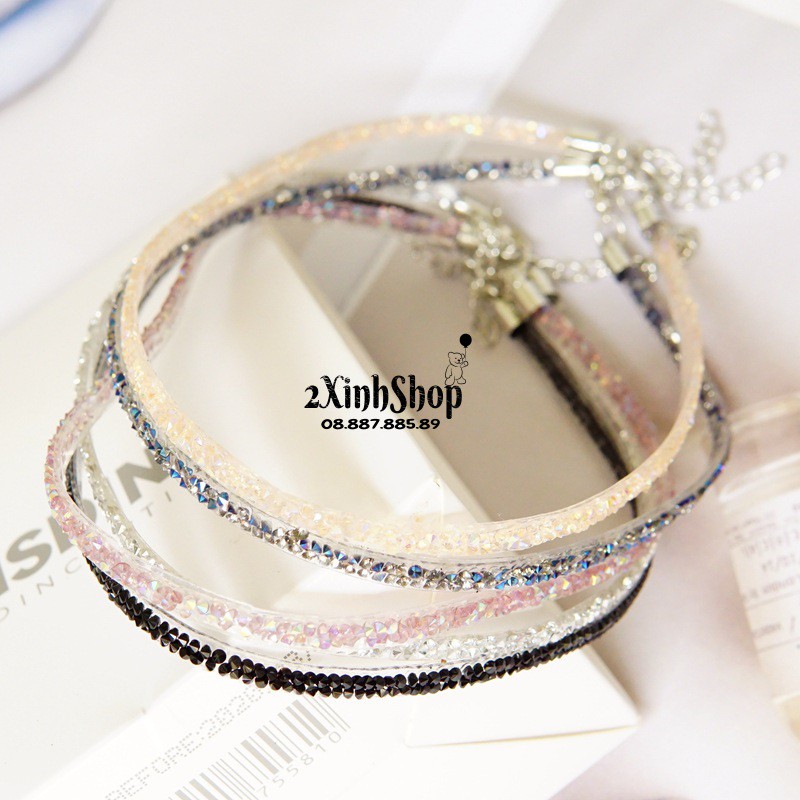 Vòng cổ choker dự tiệc siêu lung linh - CK008