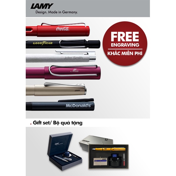 Bút máy cao cấp LAMY studio Lx All Black limited gift set- Hãng phân phối chính thức