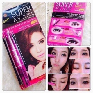 Mascara 2 Đầu siêu dài mi Mistine Super Model Thái Lan