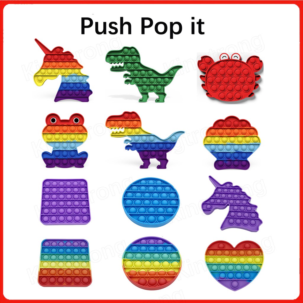 Đồ Chơi Nhấn Bong Bóng Hình Dáng Động Vật Dễ Thương Cho Trẻ Em