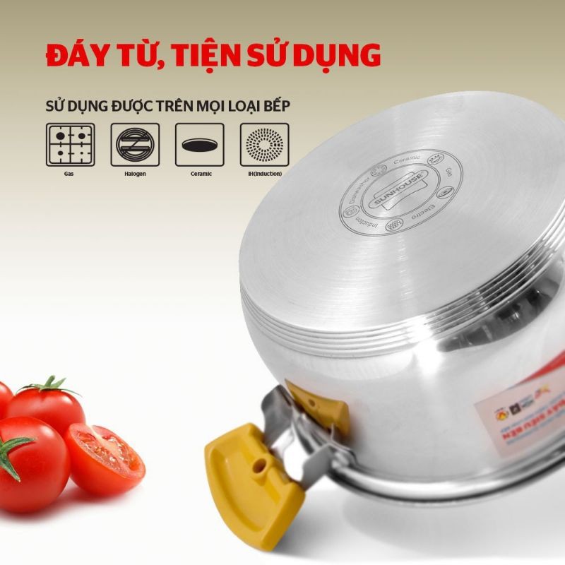 Shop có cung cấp giá sỉ : BỘ NỒI 5 ĐÁY SUNHOUSE 787