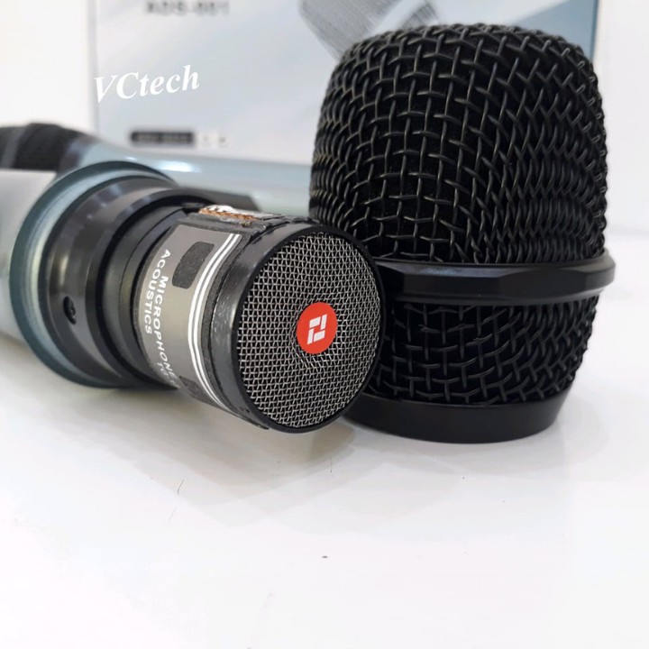 Micro không dây bộ 2 chiếc Audio Service ADS 001 , hát nhẹ, tiếng ấm , micro thu âm ,  micro karaoke Bảo hành 24 tháng