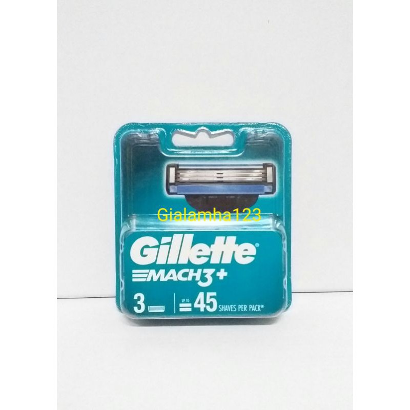 ( Mẫu mới) Lưỡi Gillette Mach3 vỉ 2 & 3 lưỡi