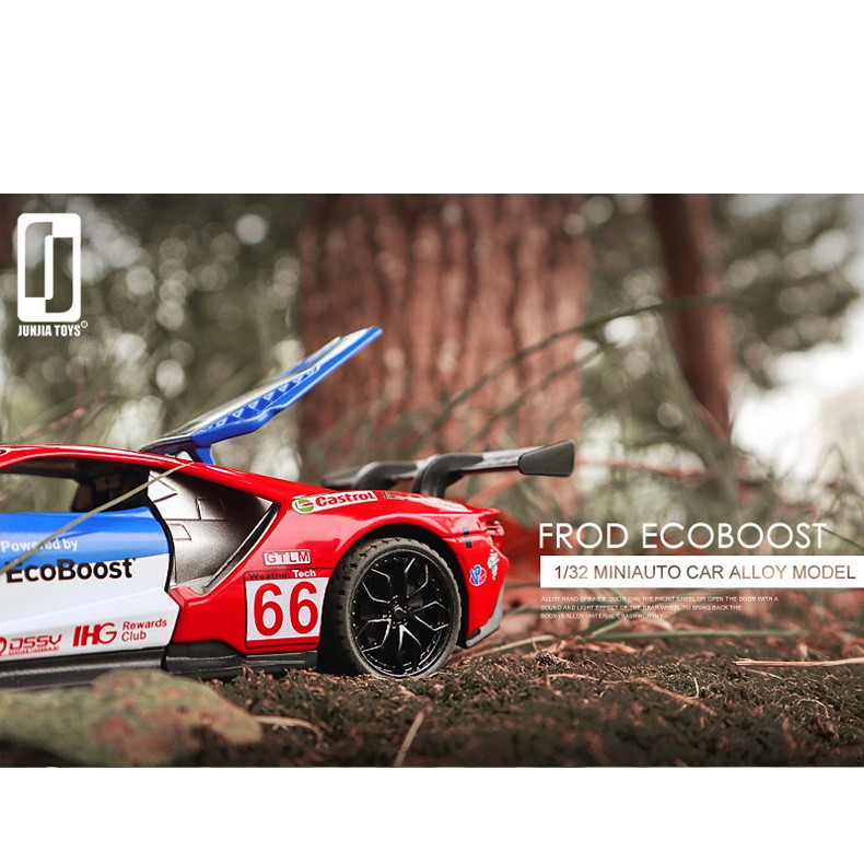 Ô tô Mô Hình Ford GT Le Mans tỉ lệ 1:32. Siêu xe thể thao mô hình bằng kim loại