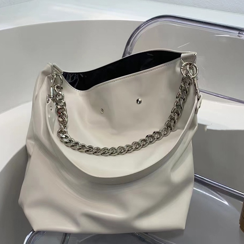 Túi tote Đeo Vai Sức Chứa Lớn Màu Đen Cho Nữ