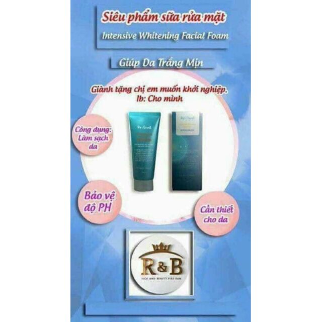 Sữa rửa mặt cao cấp Hàn Quốc