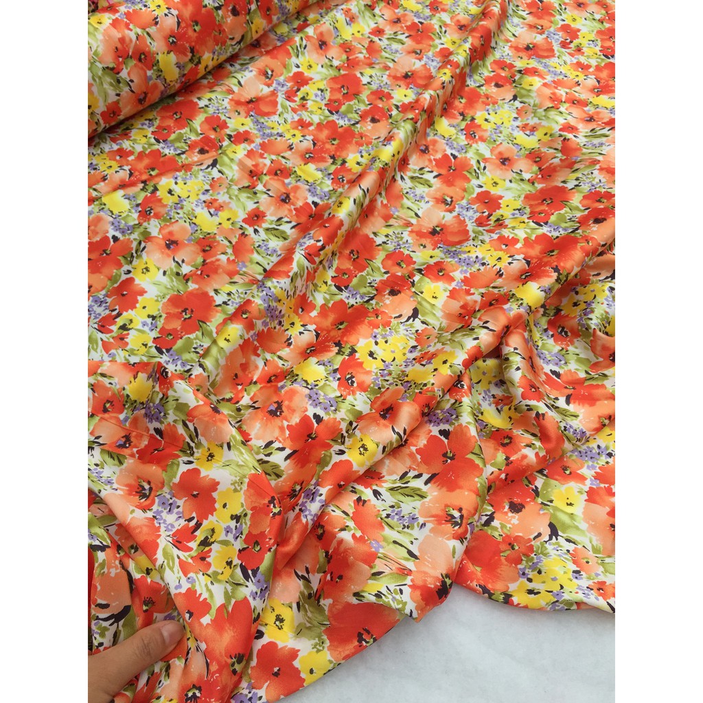 Lụa pháp 1 (Chất dày dặn, xuông mềm, mượt, mát)