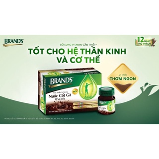 Nước cốt gà brand's vị sô-cô-la - hộp 6 lọ x 42ml