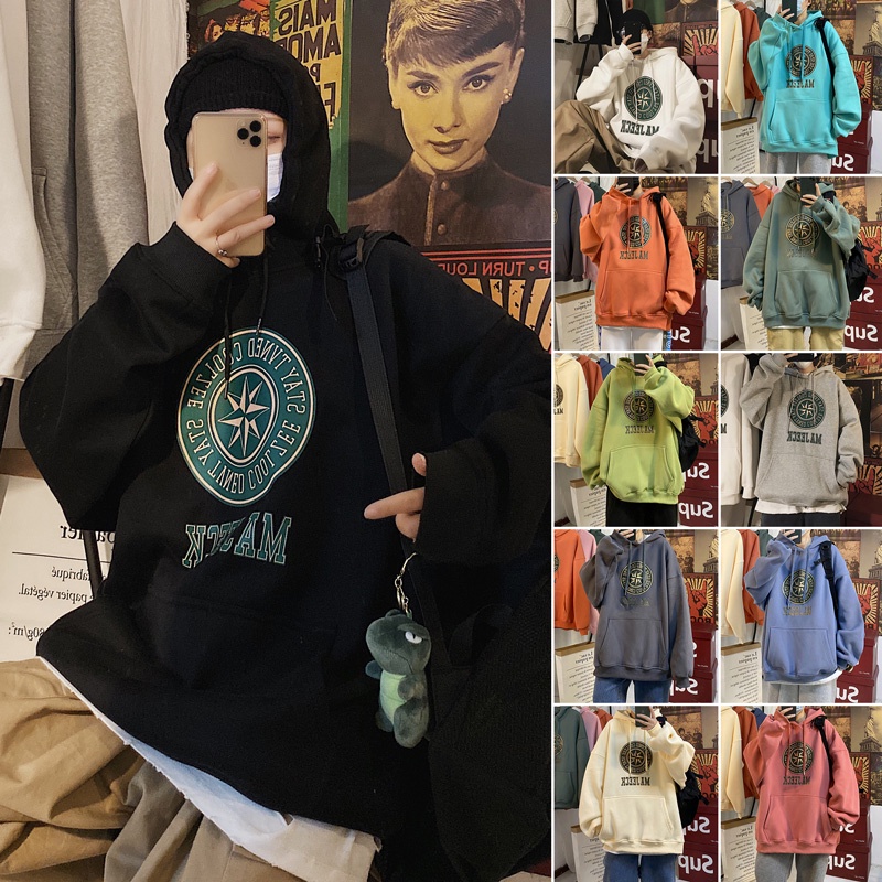 Áo hoodie thiết kế dáng rộng thời trang dành cho nam 2021