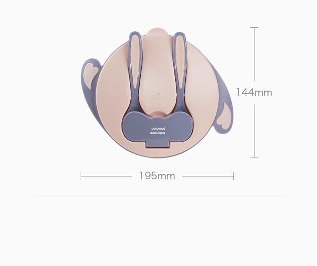 Set bát chống đổ kèm thìa nĩa cao cấp Babycare