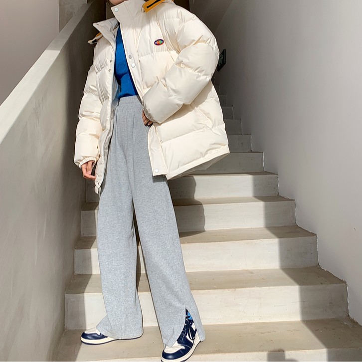 Quần Thể Thao Xiaozhainv Lưng Cao Xẻ Ống Phong Cách Hàn Quốc Dành Cho Nữ | BigBuy360 - bigbuy360.vn