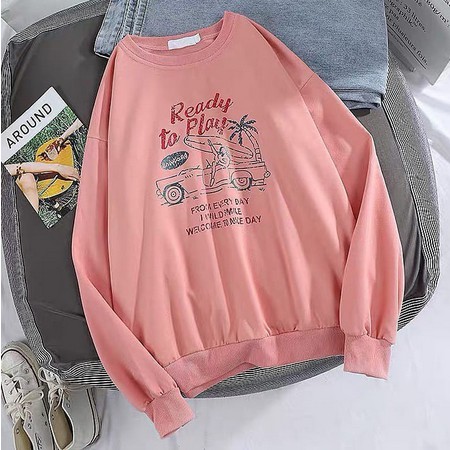 Áo Sweater cổ tròn thiết kế trẻ trung năng động | BigBuy360 - bigbuy360.vn