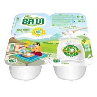 SỮA CHUA BA VÌ VỈ 4hộp