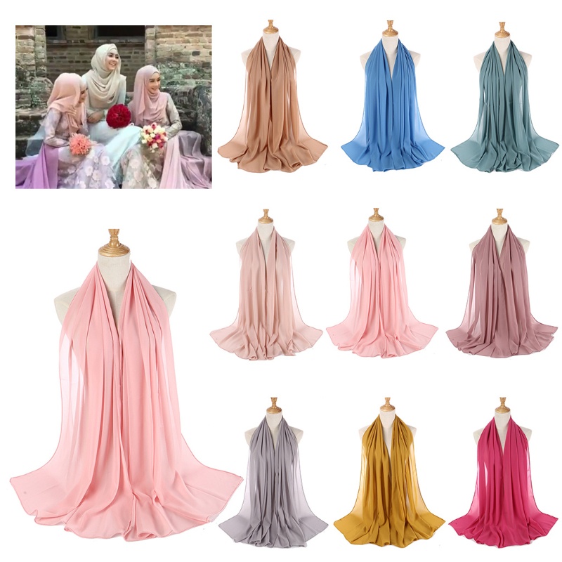 Khăn Voan Trùm Đầu Chống Trượt Đính Ngọc Trai Sang Trọng