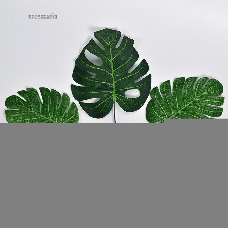 Bộ 20 Lá Monstera Nhân Tạo Trang Trí Nội Thất