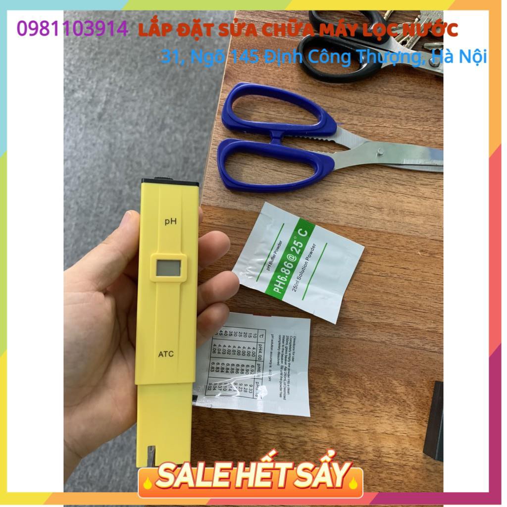 Bút Đo PH  của Nước👉 Bút đo pH nước hồ cá, máy thử PH điều chỉnh bằng nút bấm LCD