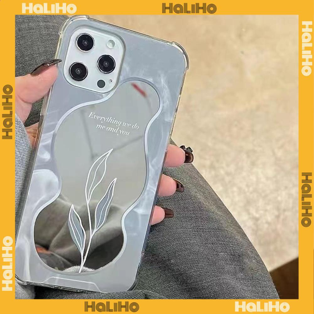 iPhone Case Acrylic HD Mirror Laser Airbag Shockproof Protection Camera Tulip Flowers Compatible For iPhone 11 iPhone 13 Pro Max iPhone 12 Pro Max iPhone 7 Plus iPhone xr xs max