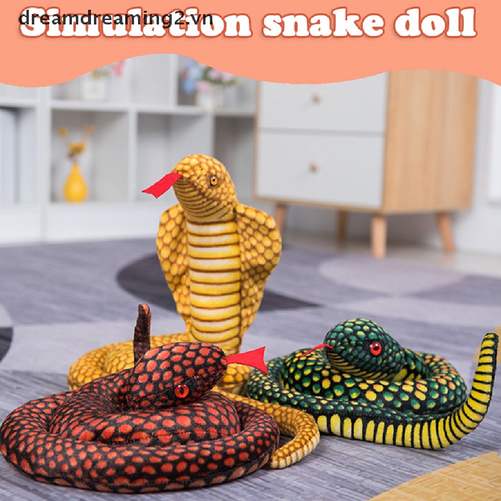 Thú Nhồi Bông Hình Rắn Mềm Mại Đáng Yêu