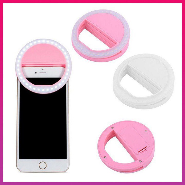 Đèn Led Selfie kẹp điện thoại, đèn led trợ sáng chụp ảnh selfie, đèn led chụp selfie, đèn led kẹp điện thoại Educase86
